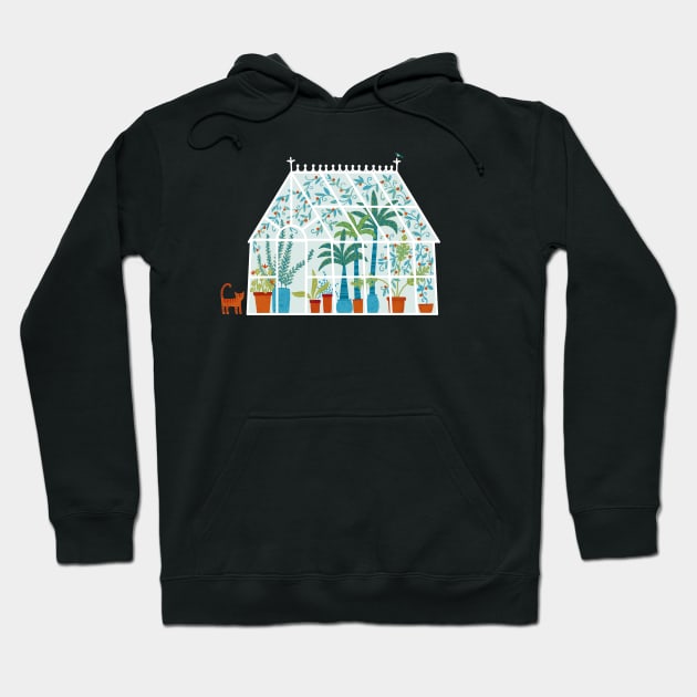 Vintage Greenhouse Hoodie by NicSquirrell